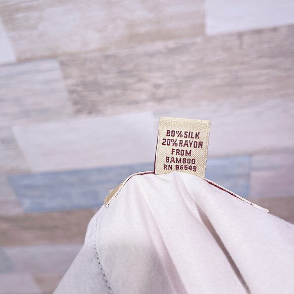 Tommy Bahama Silk Blend Pleated Front Pants Brown Relax Casual Beach Mens 36x32 - Picture 7 of 7